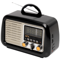 Radio + bežični zvučnik, SAL, RRT 2B, Bluetooth, retro, 1200 mAh, 4u1, FM, MP3, AUX 
